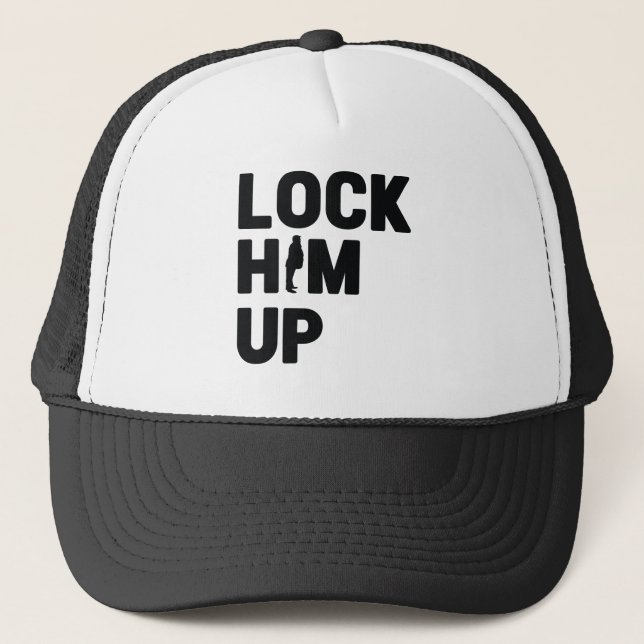 Casquette L'Anti-Trump Le Verrouille Trump Trump (Devant)