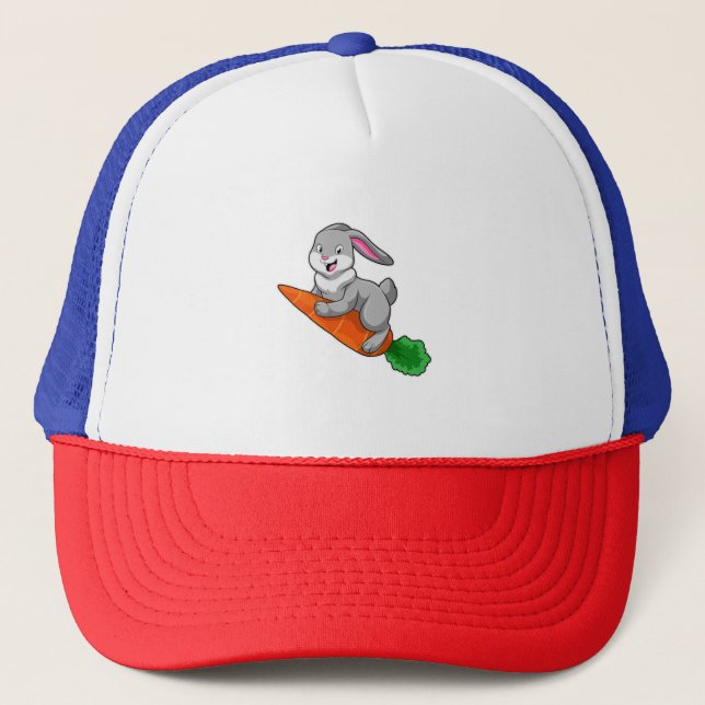 Casquette Lapin avec carotte (Devant)