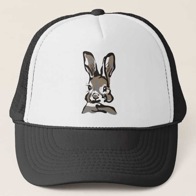 Casquette lapin de printemps vintage (Devant)