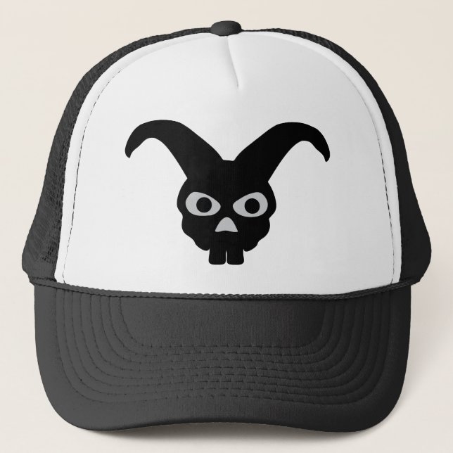 Casquette lapin noir de Halloween (Devant)