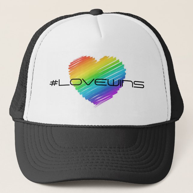 Casquette L'arc-en-ciel célèbrent l'amour d'égalité de (Devant)