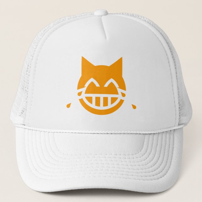Casquette Larmes de la Joie Chat Emoji (Devant)