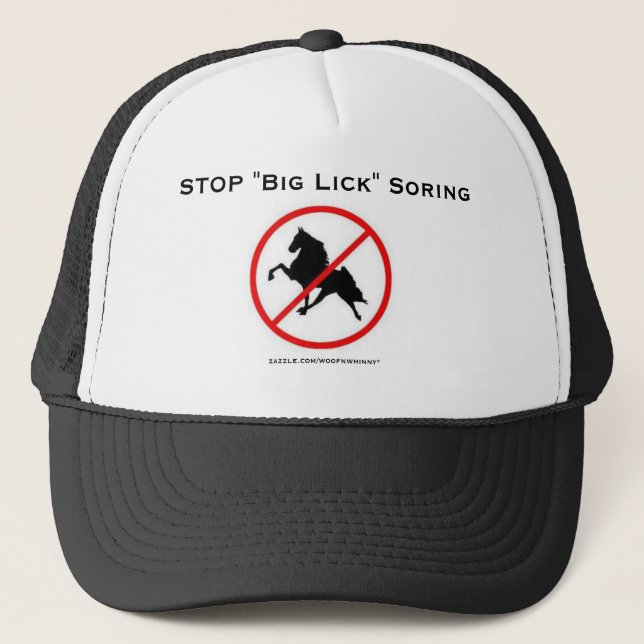 Casquette L'ARRÊT "grand lèchent" douloureux (Devant)