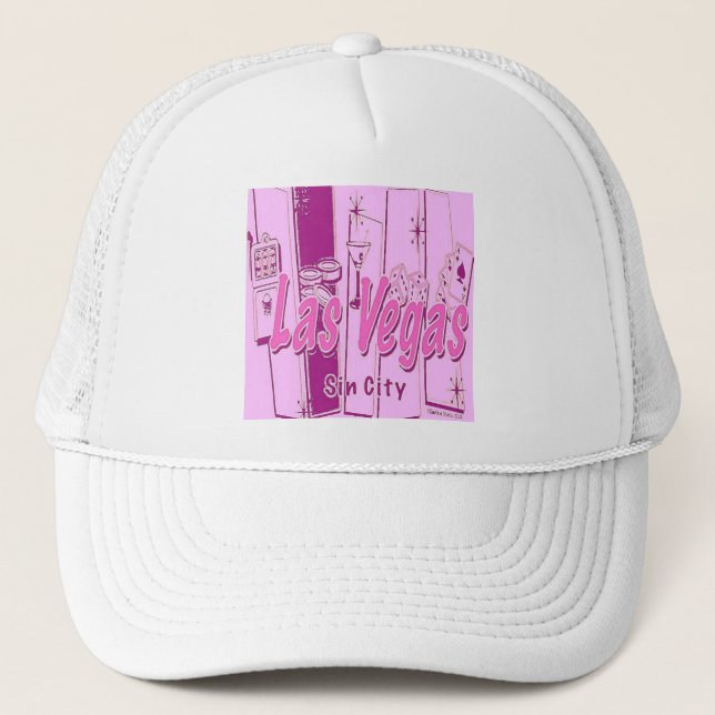 Casquette Las Vegas Pop Art Retro (Devant)