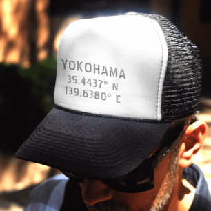 Casquette Latitude et longitude Yokohama