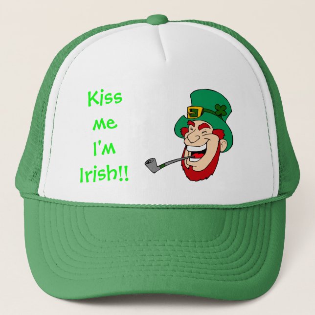 Casquette Laughing Leprechaun St Patrick's Day (Devant)