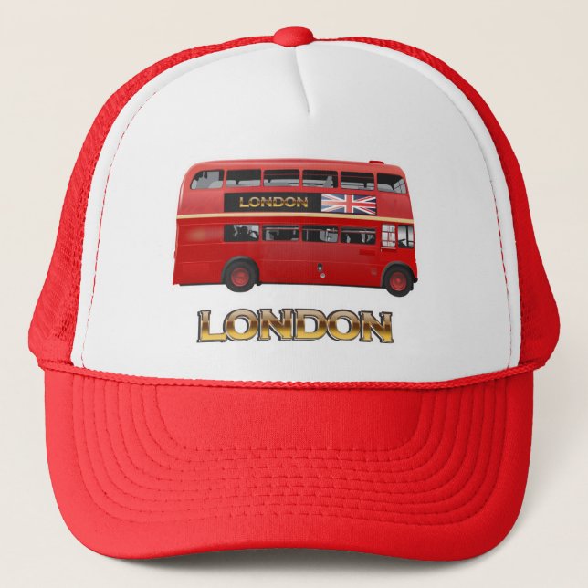 Casquette L'autobus de rouge de Londres (Devant)