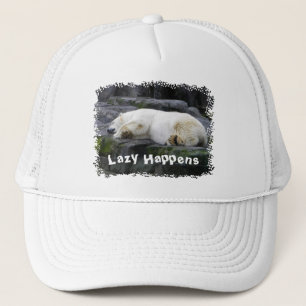 Casquette Lazy arrive Ours Polaire