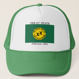 Casquette Le 51ème Etat Jefferson USA