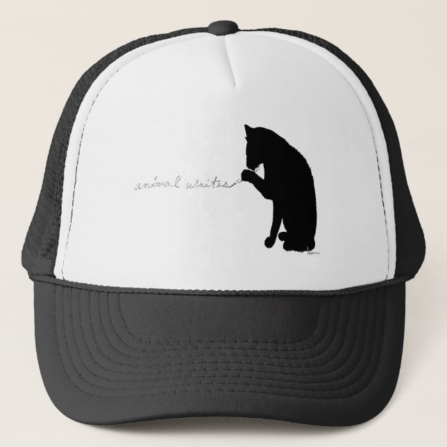 Casquette le "animal écrit " (Devant)
