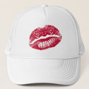 Casquette Le Baiser, Lèvres Rouges