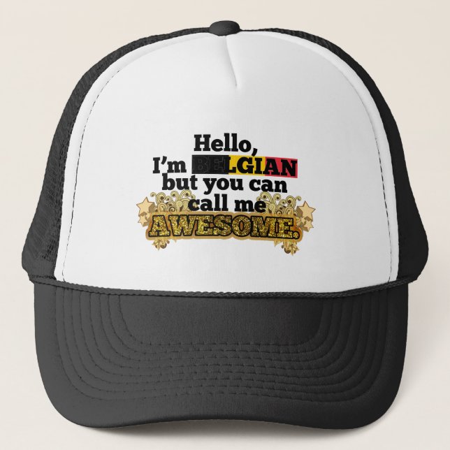 Casquette Le Belge, mais m'appellent impressionnant (Devant)