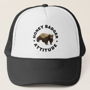 Casquette Le blaireau de miel a l'attitude