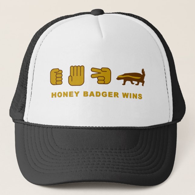 Casquette le blaireau de miel gagne (Devant)