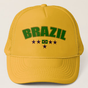 Casquette Le bleu cinq étoiles du Brésil a exprimé la
