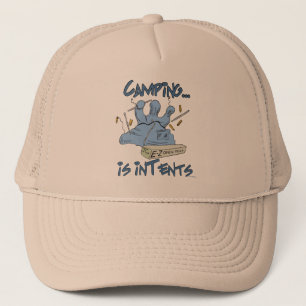 Casquette Le camping est l'intention