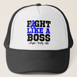 Casquette Le cancer du côlon combat comme un patron