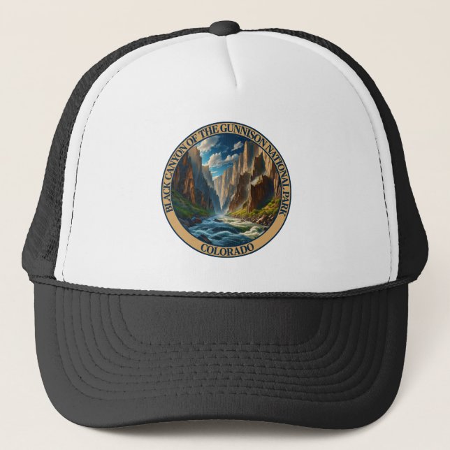 Casquette Le canyon noir du parc national Gunnison (Devant)