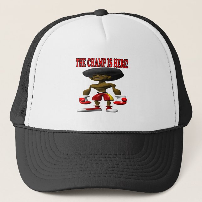 Casquette Le champion est ici 2 (Devant)