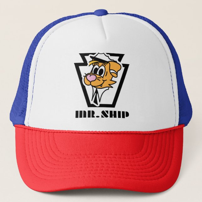 Casquette Le chapeau officiel de M. Ship Trucker (Devant)