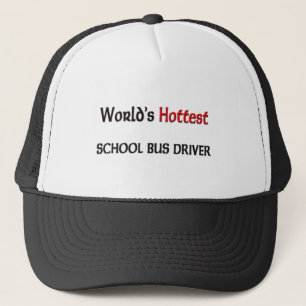 Casquette Le chauffeur d'autobus scolaire le plus chaud des