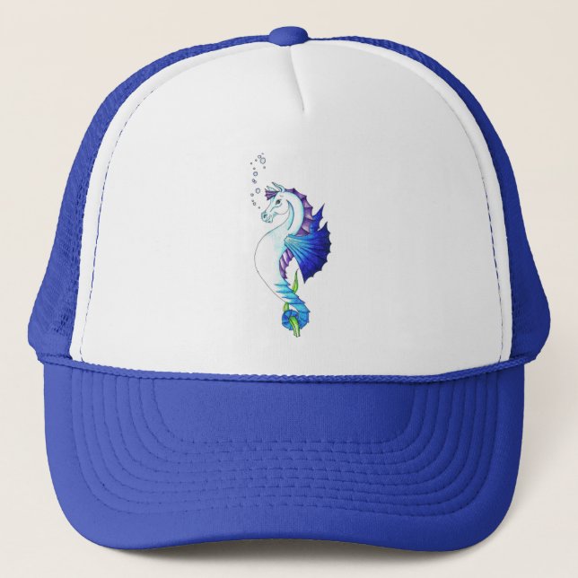 Casquette Le Cheval Bleu De L'Eau (Devant)