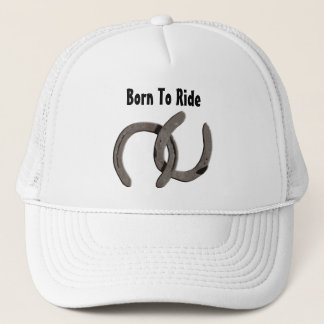 Casquette Le cheval gris chausse né pour monter