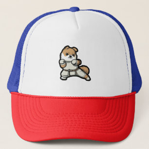 Casquette le chien connaît le karaté