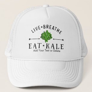 Casquette Le chou frisé de hippie vivant respirent mangent