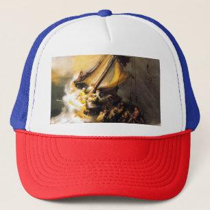 Casquette Le Christ dans la tempête sur la mer de la Galilée