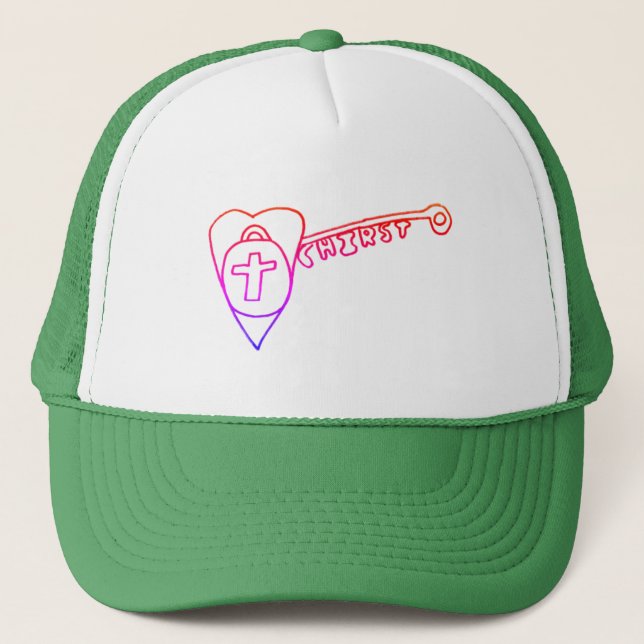 Casquette Le Christ est le chapeau du camionneur clé (Devant)