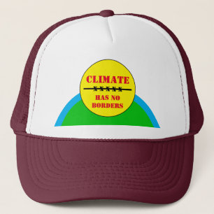 Casquette Le climat n'a aucune frontière - Save Planet / Act