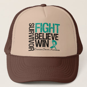 Casquette Le combat de survivant de Cancer ovarien croient l