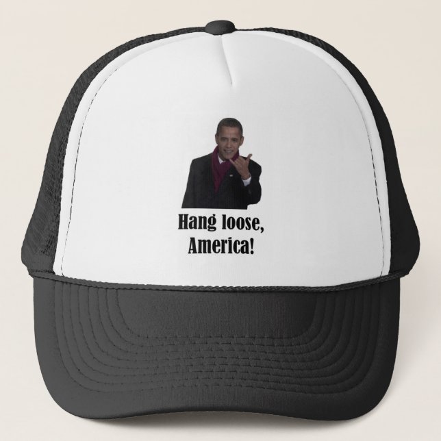 Casquette Le coup de Barack Obama desserrent, signe de (Devant)