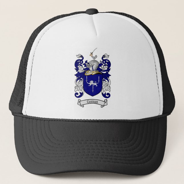 CASQUETTE LE CREST DE FAMILLE DE GORMAN - MANTEAU DE GORMAN (Devant)
