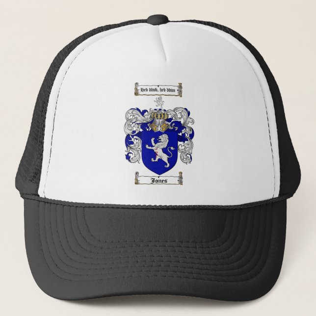 CASQUETTE LE CREST DE FAMILLE DE JONES - MANTEAU DE JONES (Devant)
