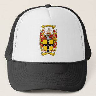 CASQUETTE LE CREST DE FAMILLE D'ELLIS - MANTEAU D'ELLIS DES