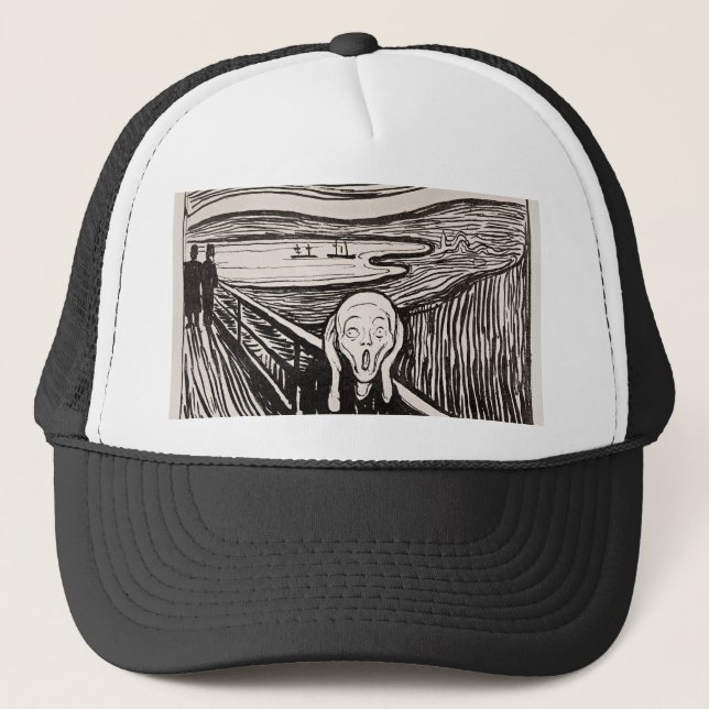 Casquette Le cri Edvard Munch (Devant)