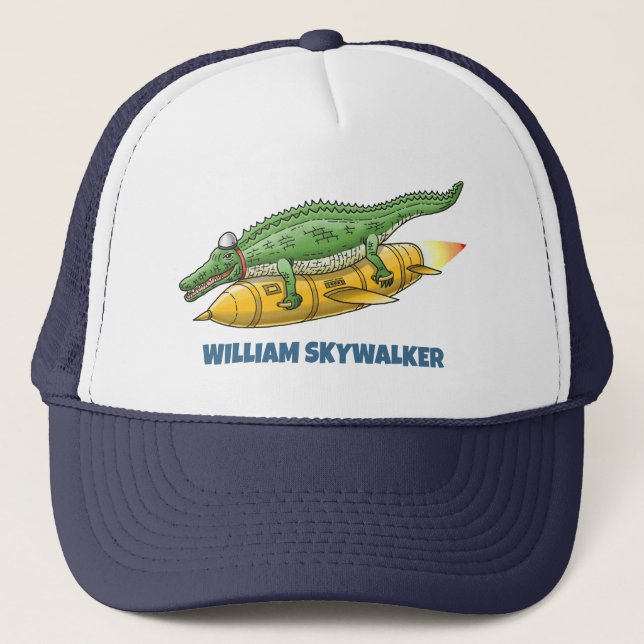 Casquette Le crocodile fusée (Devant)