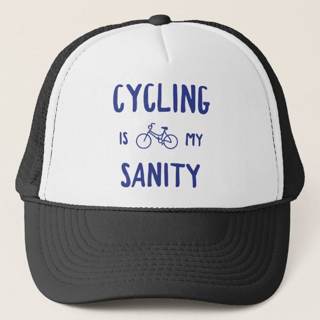 Casquette Le cyclisme est ma santé (Devant)