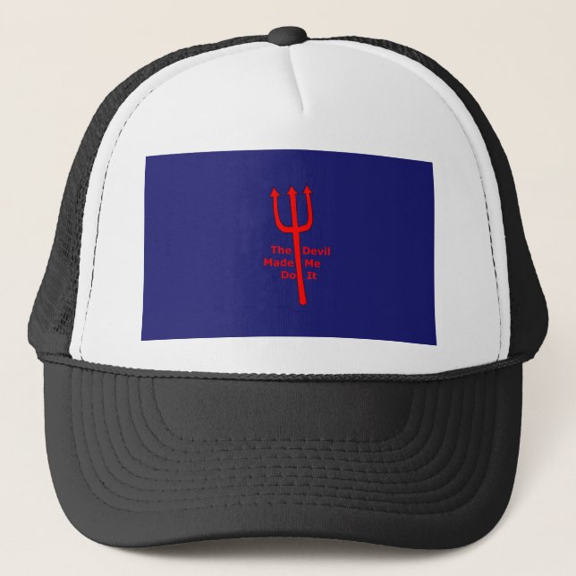Casquette Le Diable M'A Fait Le Faire (Devant)