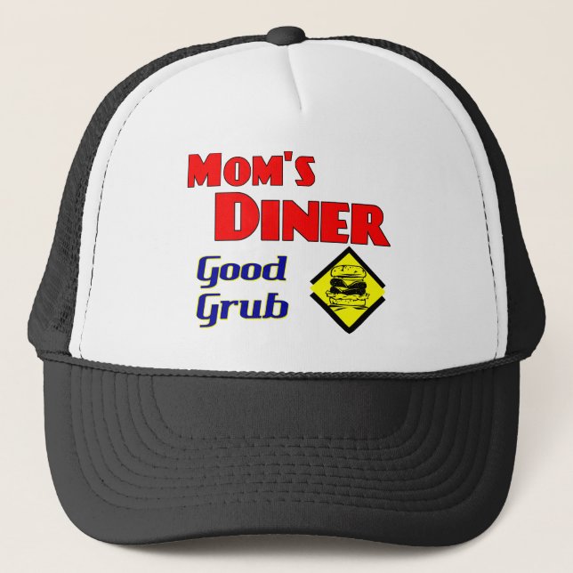 Casquette Le dîner de maman Good Grub Retro Restaurant (Devant)