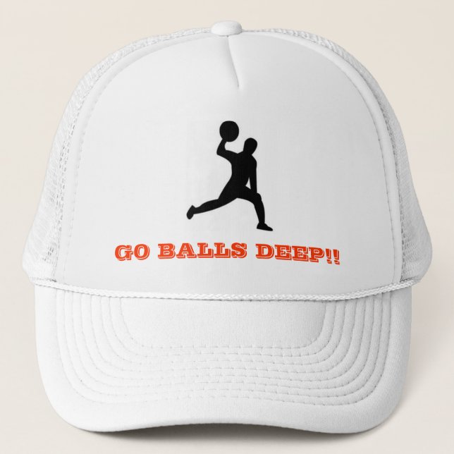 Casquette le dodgeball, VONT DES BOULES PROFONDÉMENT ! ! (Devant)
