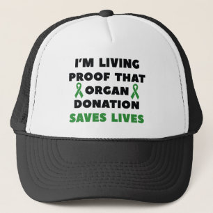 Casquette Le don d'organes sauve des vies