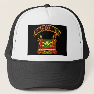 Casquette Le drapeau de Kanaka Maoli du pays d'Akua jumelle