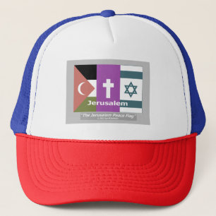 Casquette Le drapeau de la paix de Jérusalem