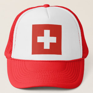Casquette Le drapeau de la Suisse meurent der Schweiz de