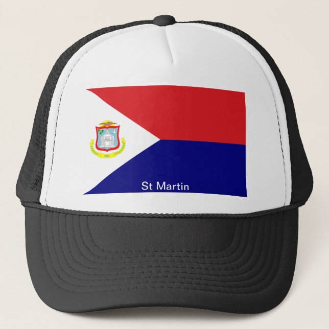 Casquette Le drapeau de St Martin (Devant)