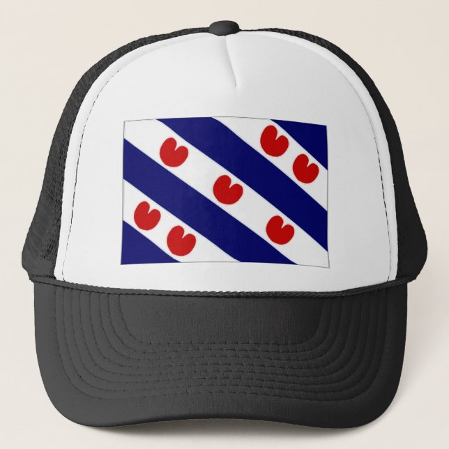 Casquette Le drapeau néerlandais de la Frise (Devant)