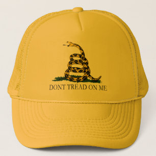 Casquette Le drapeau noir et jaune de Gadsden, ne marchent